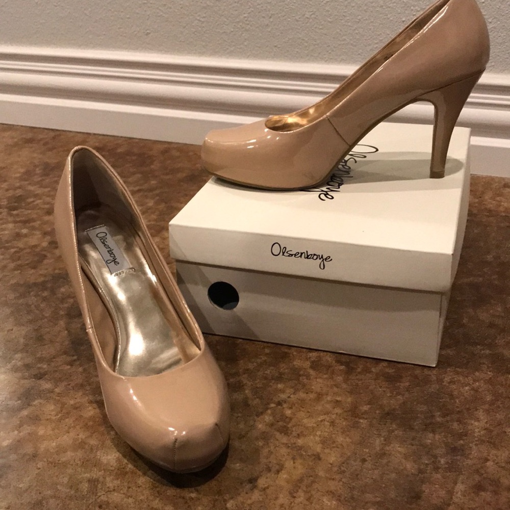 Nude color heels